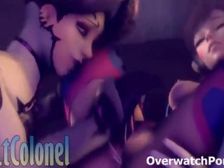 Overwatch mercy x rated filem