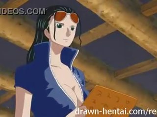 One Piece Hentai film sex film with Nico Robin