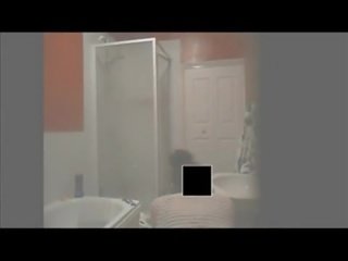 Perfeita jovem grávida filmado em o duche (parte 2) - go2cams.com