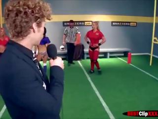 Four incredible Pornstars in The Brazzers Halftime clip II